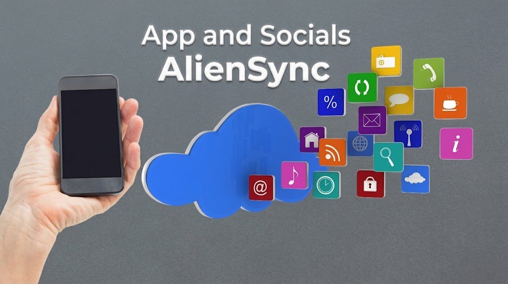 App and Socials AlienSync